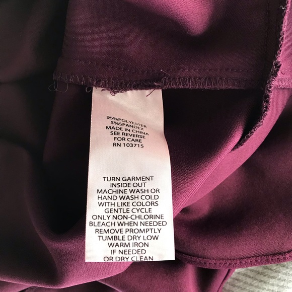 Nanette Lepore aubergine ruffle tulip sleeves dress - Picture 11 of 11